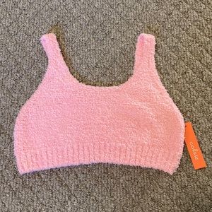 NWT Fuzzy Colsie Top